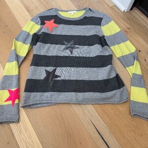 Lisa Todd Lucky Star Striped Sweater